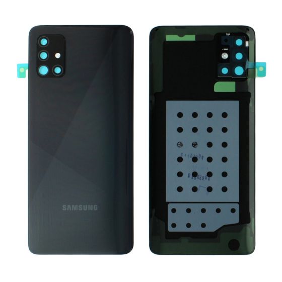 Samsung Galaxy A51 5G A516 Battery Cover / Back Glass Black GH82-22938A