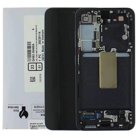 Samsung Galaxy S23 S911 AMOLED Display Touch Screen - Phantom Black GH82-30480A