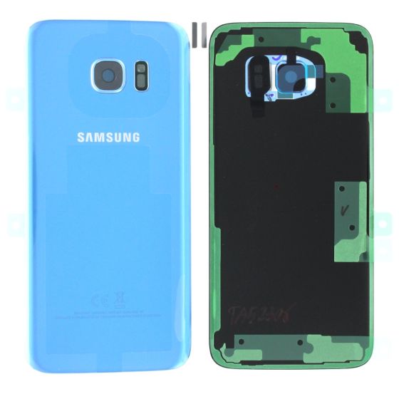 Samsung SM-G935F Galaxy S7 Edge Battery Cover - Coral Blue GH82-11346F
