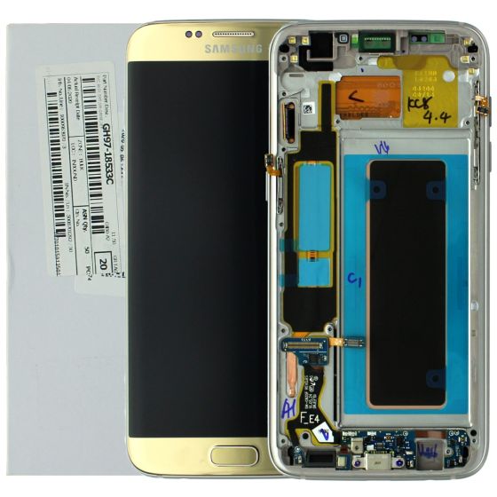Samsung SM-G935 Galaxy S7 Edge LCD / Touch Screen - Gold GH97-18533C