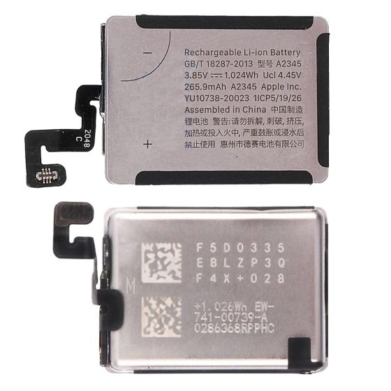 Apple Watch Series 6 40mm GPS + Cellular Battery Replacement A2345 265.9mAh
