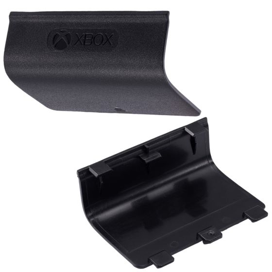 Xbox One S Model 1681 / One X Model 1787 Replacement Controller Battery Cover Black
