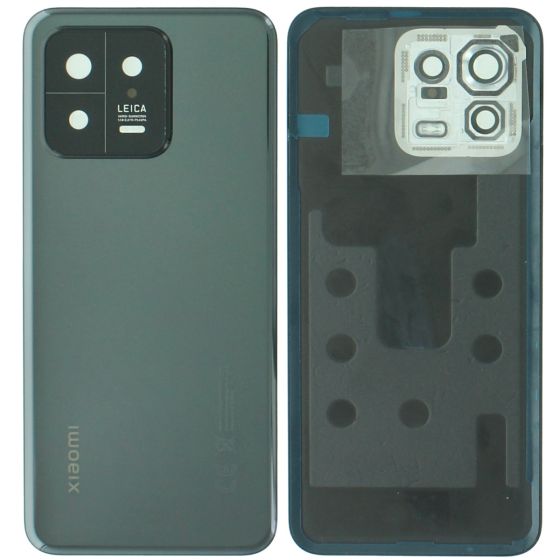 Xiaomi 13 2211133G Battery Cover / Back Glass + Cam Lens - Black 56002300M300